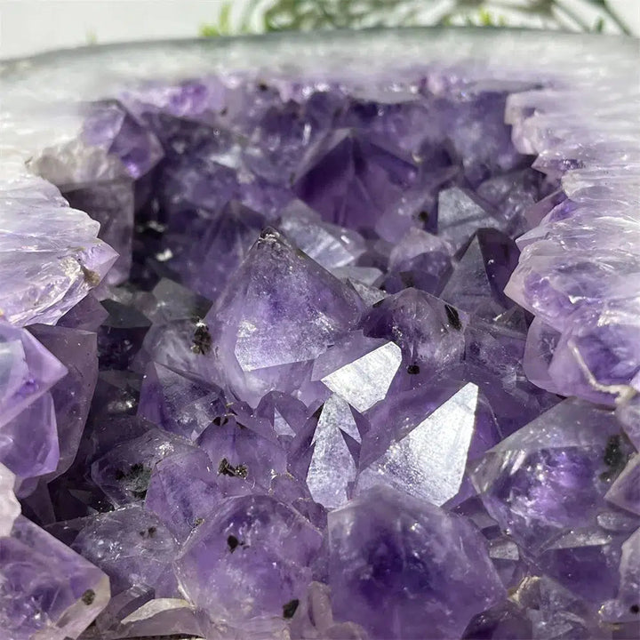 Amethyst Cluster Slice