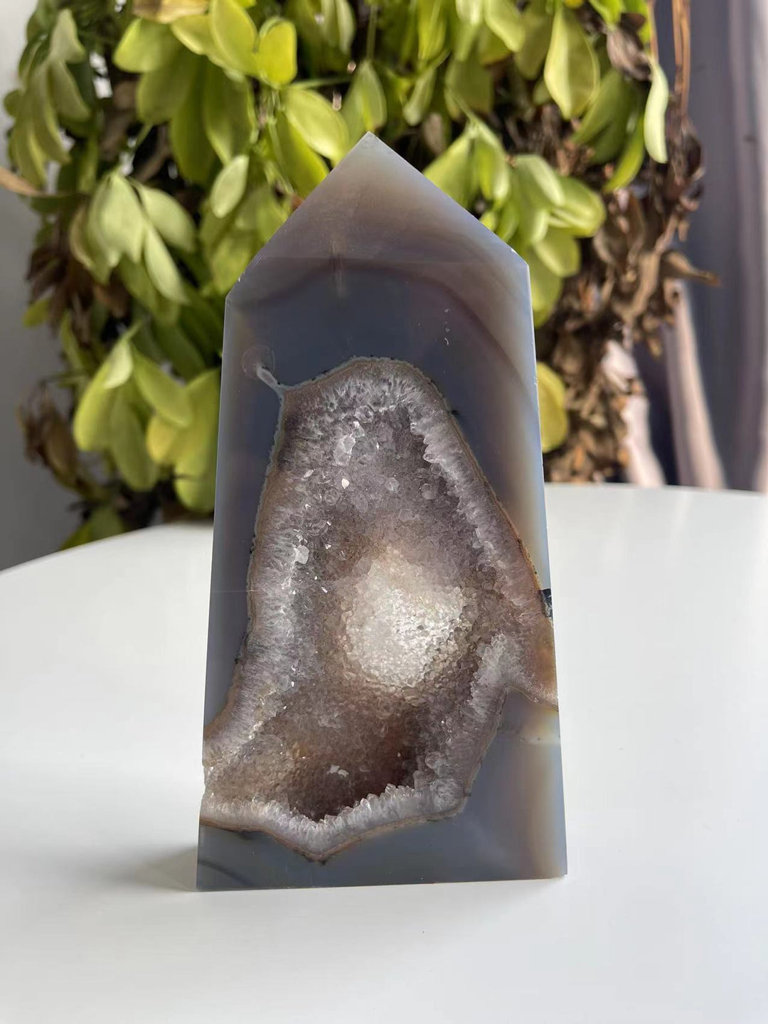 Amethyst Druzy Tower