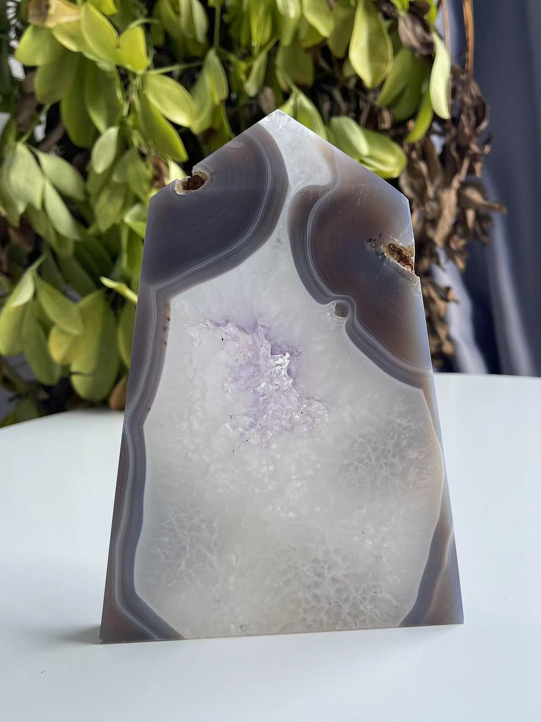 Amethyst Druzy Tower