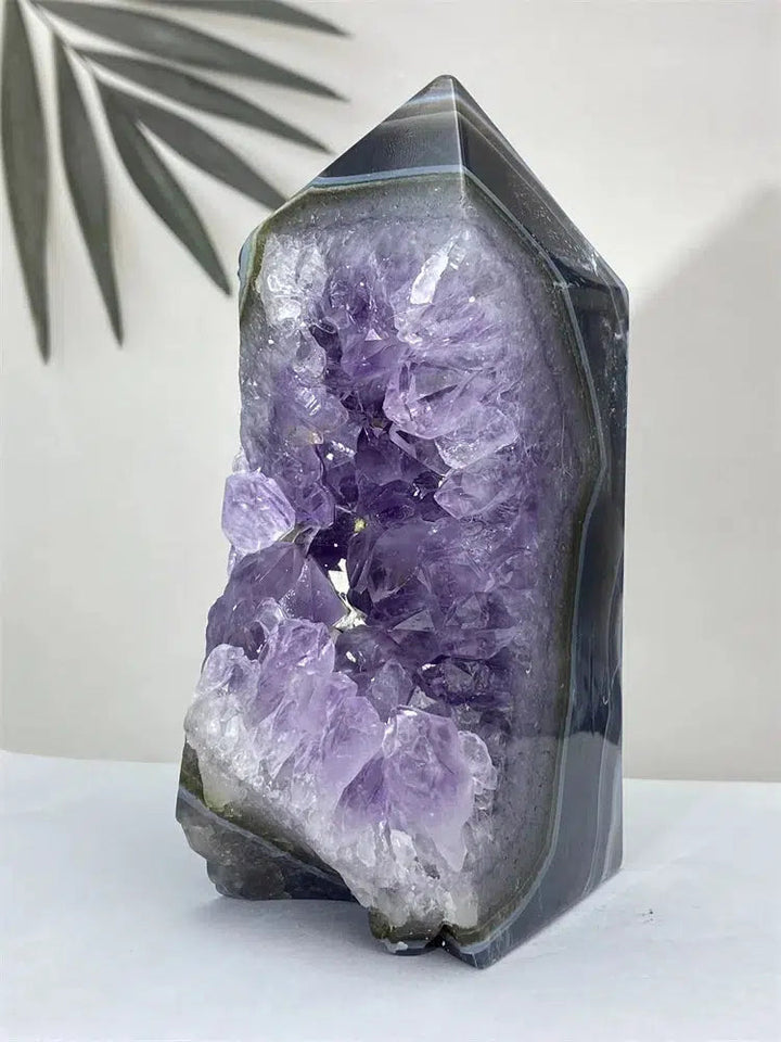 Amethyst Geode Crystal Tower