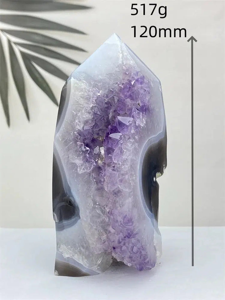 Amethyst Geode Crystal Tower