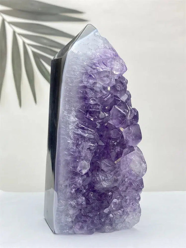 Amethyst Geode Crystal Tower