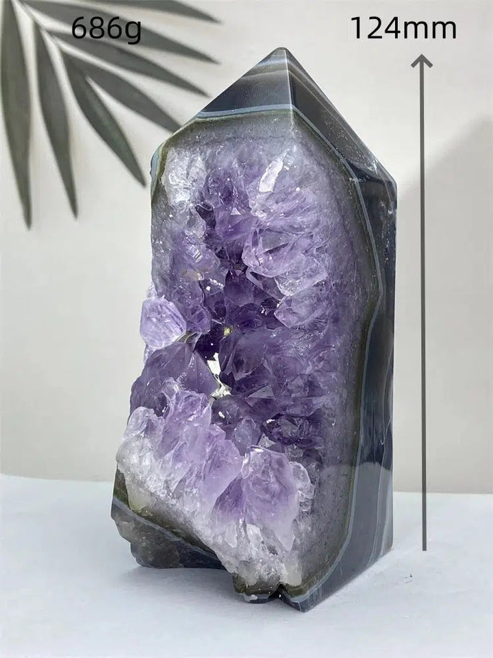 Amethyst Geode Crystal Tower