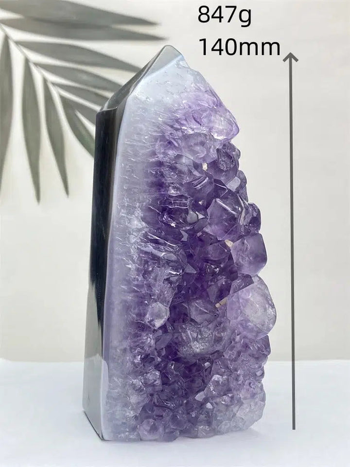 Amethyst Geode Crystal Tower