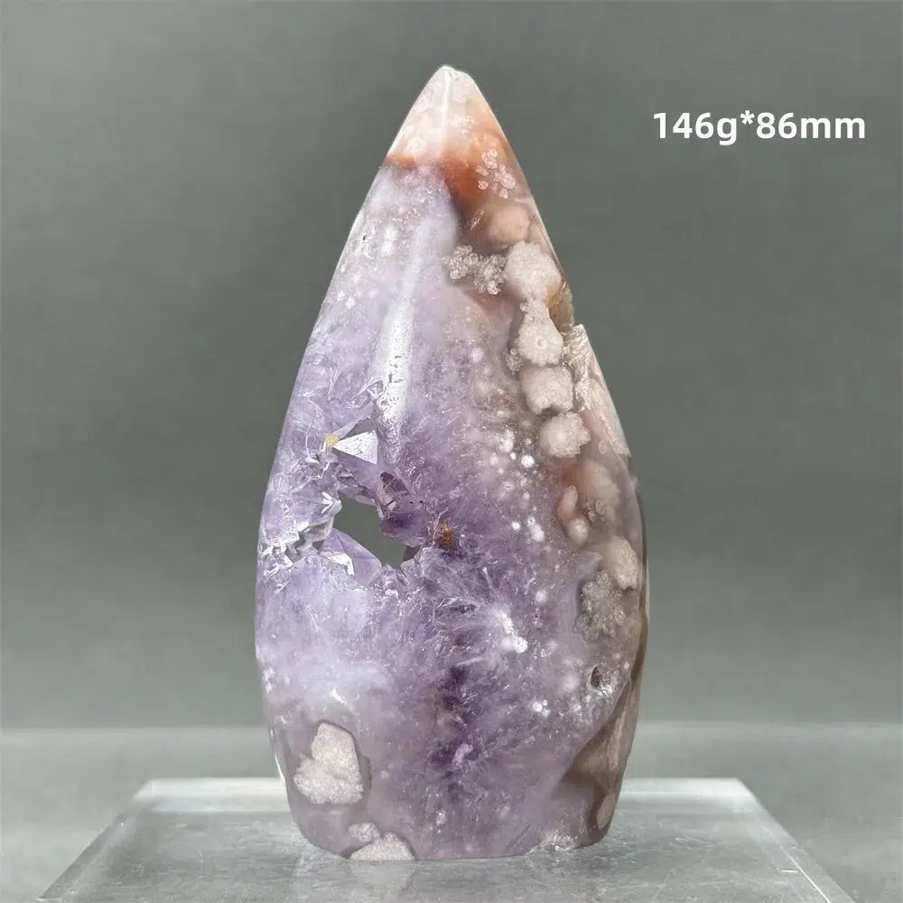 Amethyst Geode Freeform Torch