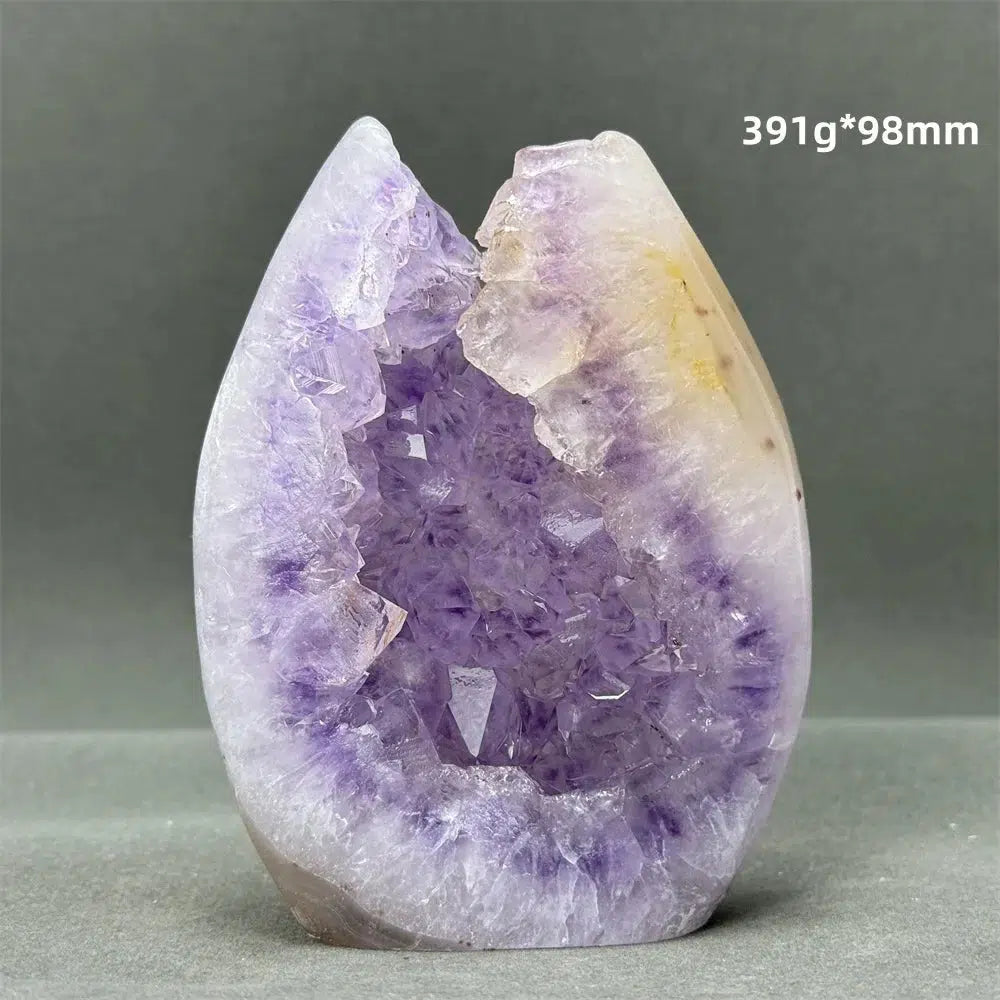 Amethyst Geode Freeform Torch