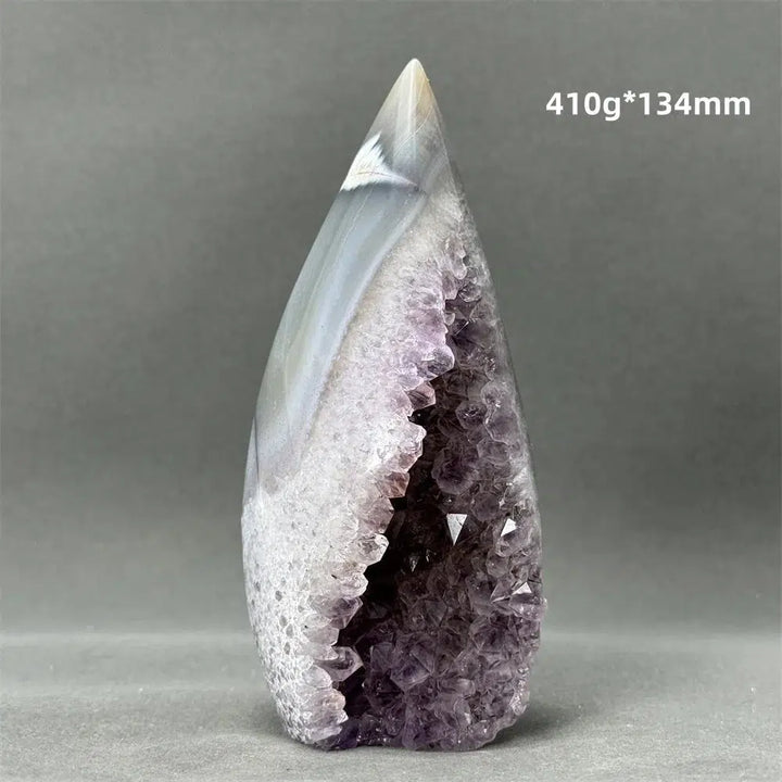 Amethyst Geode Freeform Torch