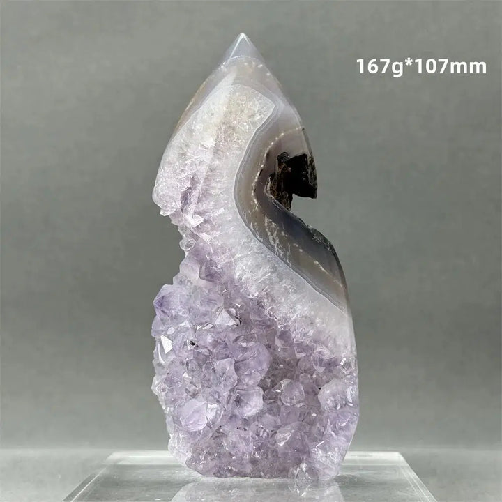 Amethyst Geode Freeform Torch