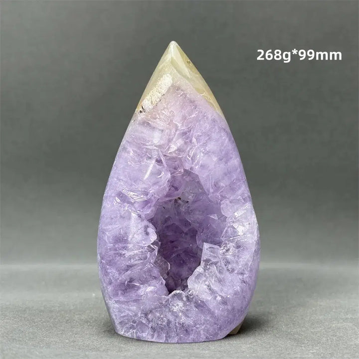 Amethyst Geode Freeform Torch