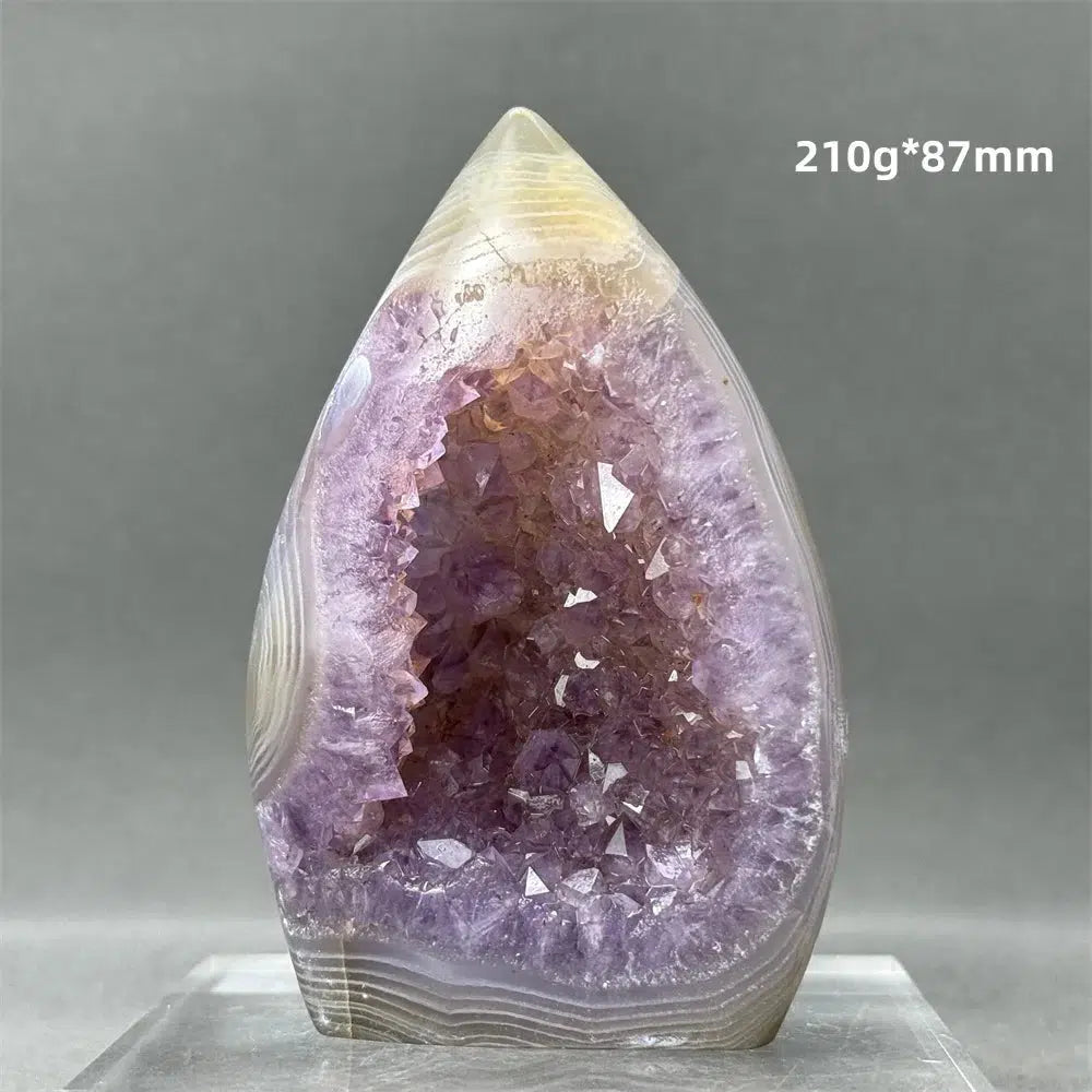 Amethyst Geode Freeform Torch