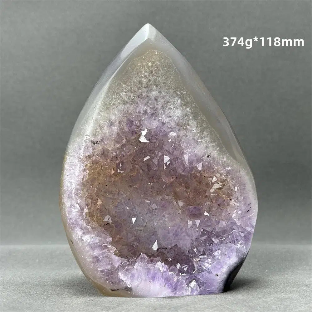 Amethyst Geode Freeform Torch