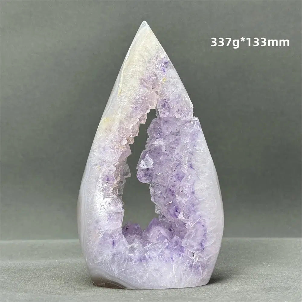 Amethyst Geode Freeform Torch