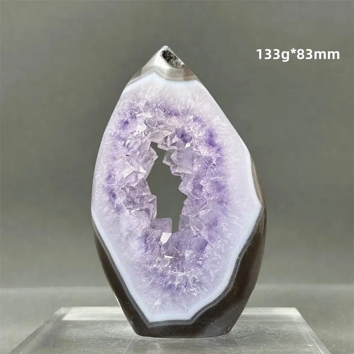 Amethyst Geode Freeform Torch