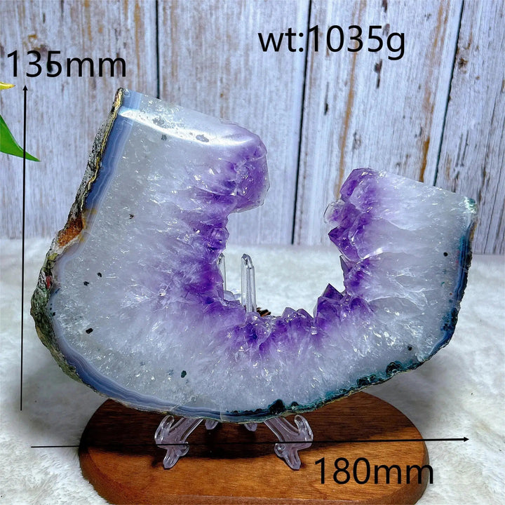 Amethyst Geode Slice