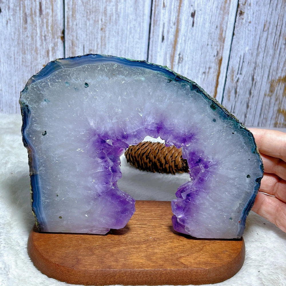 Amethyst Geode Slice