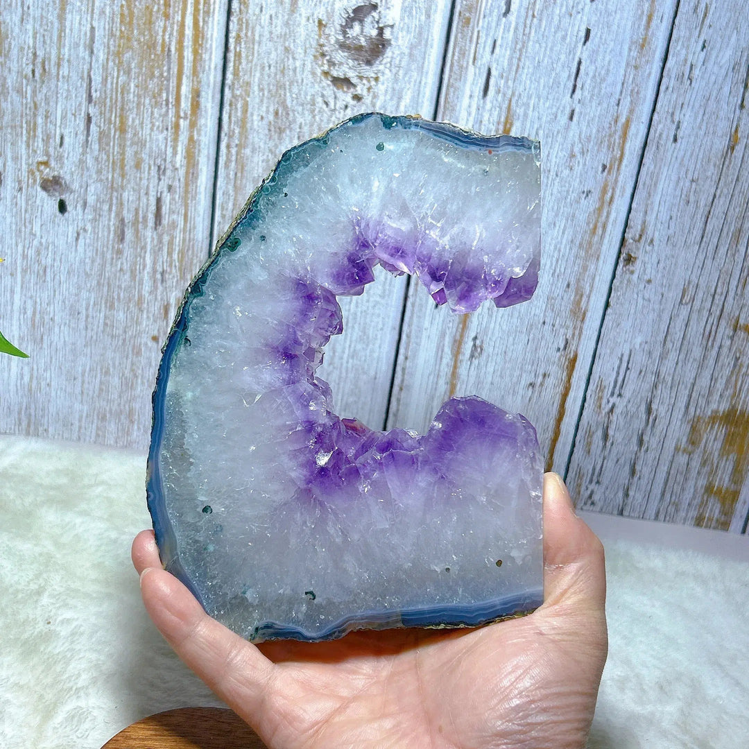 Amethyst Geode Slice