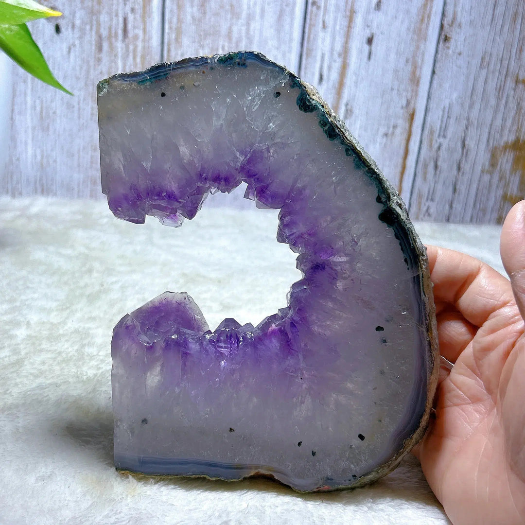 Amethyst Geode Slice