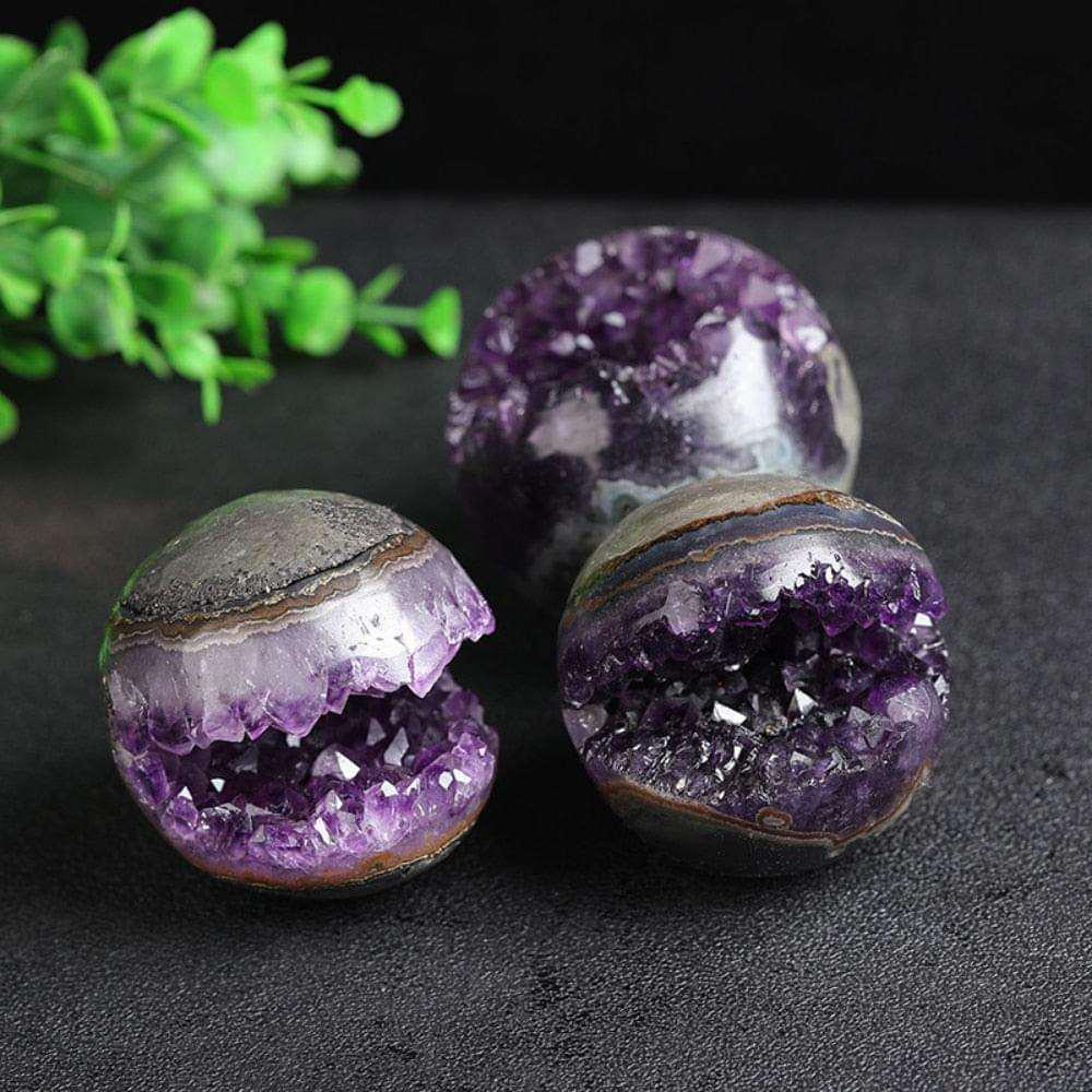 Amethyst Geode Sphere