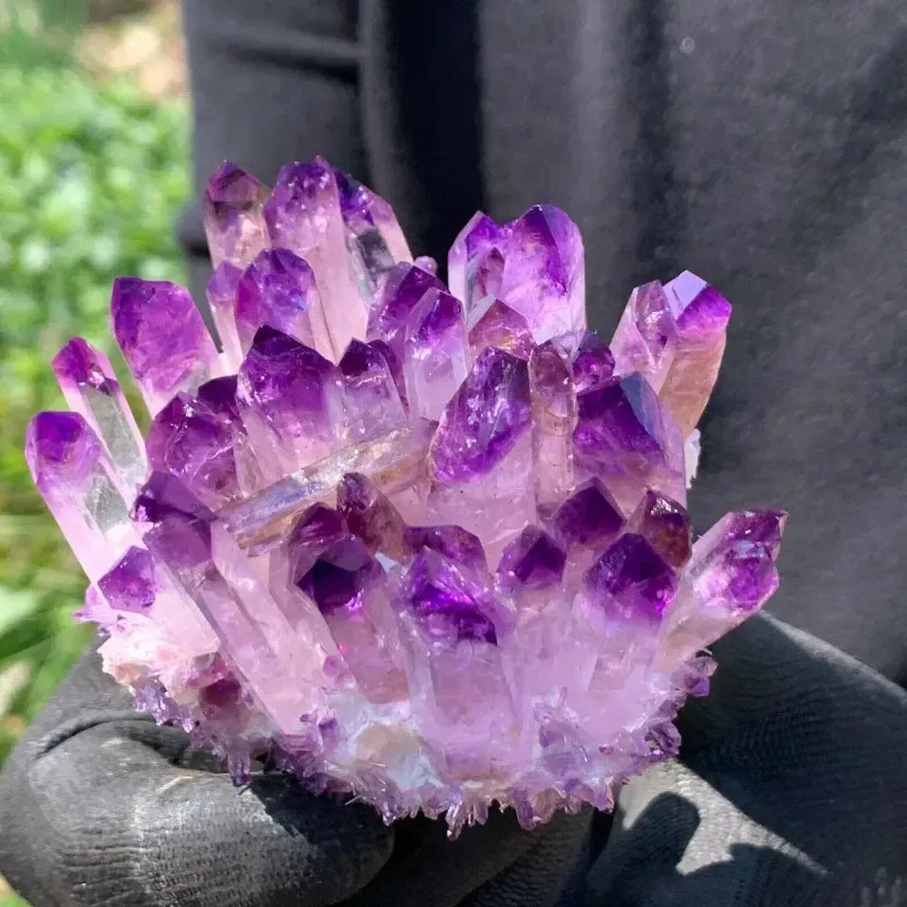 Amethyst Ghost Crystal Cluster