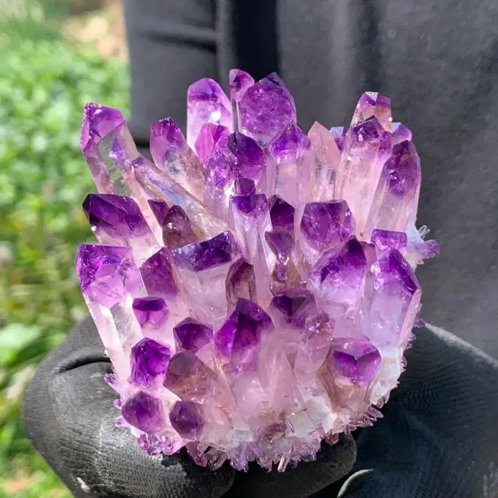 Amethyst Ghost Crystal Cluster