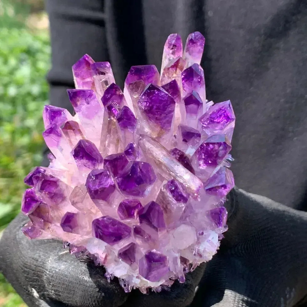 Amethyst Ghost Crystal Cluster