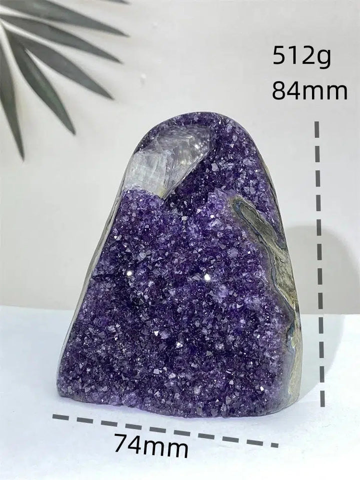 Amethyst and Calcite Flower Geode