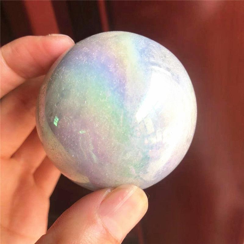 Angel Aura Celestite Crystal Sphere