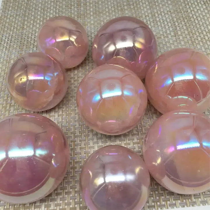 Angel Aura Rose Quartz Sphere