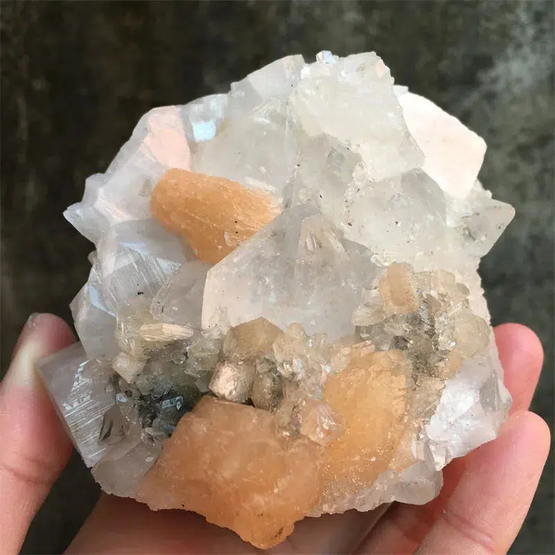 Apophyllite and Zeolite Cluster