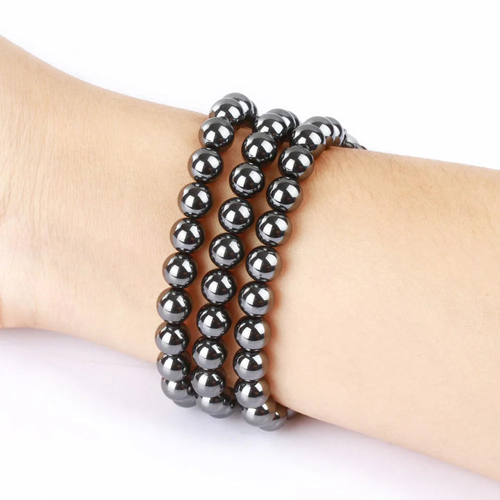 Apple iWatch Hematite Beads Band