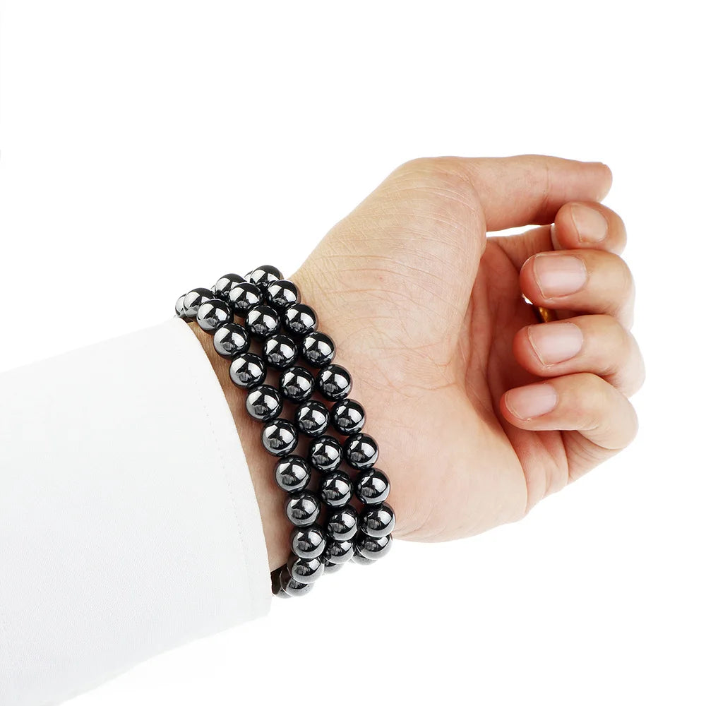 Apple iWatch Hematite Beads Band