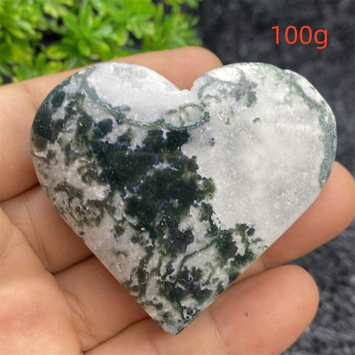 Aquatic Agate Geode Heart