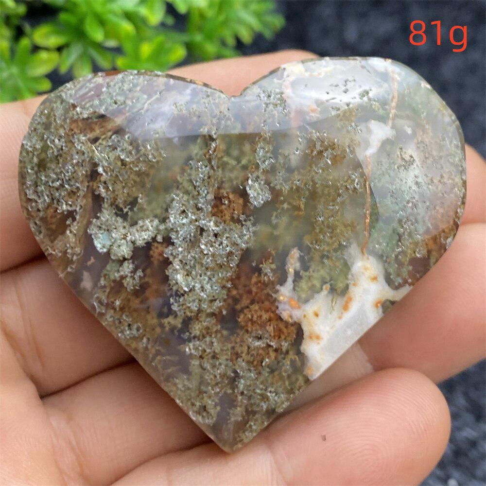 Aquatic Agate Geode Heart