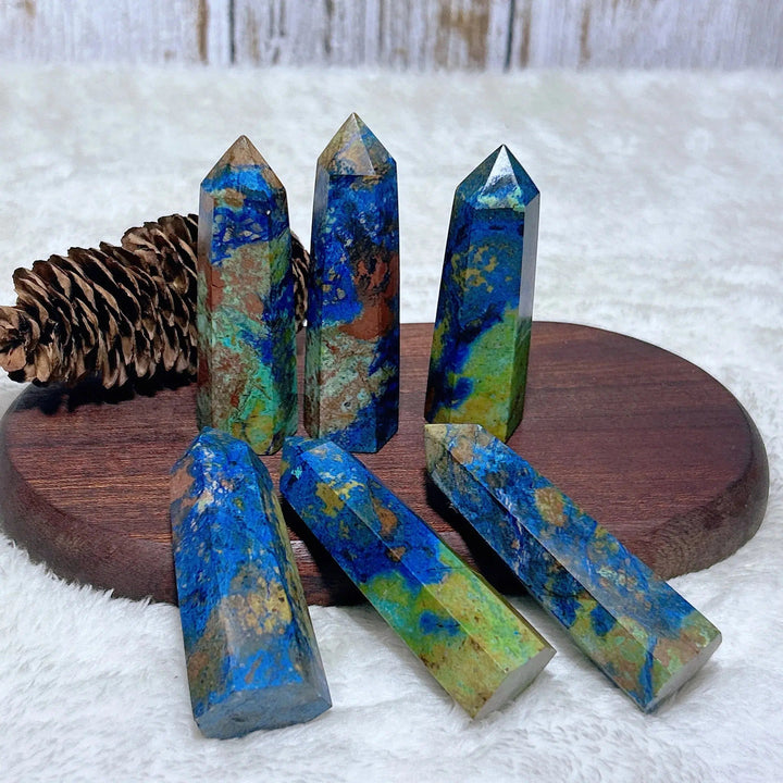 Azurite Chrysocolla Tower