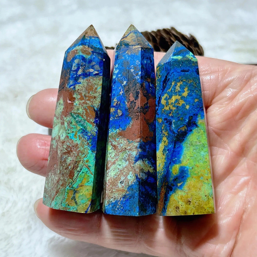 Azurite Chrysocolla Tower