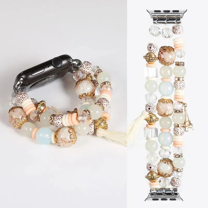 Beaded Strap for Apple iWatch Band In 42 Styles