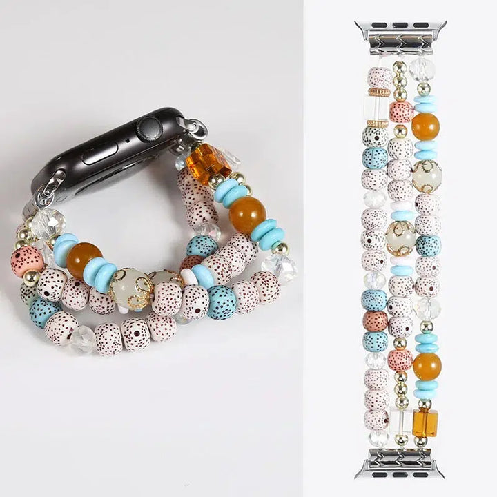 Beaded Strap for Apple iWatch Band In 42 Styles