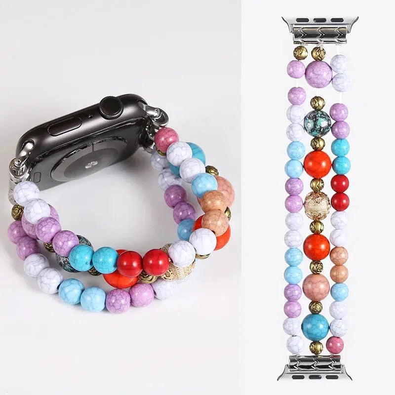 Beaded Strap for Apple iWatch Band In 42 Styles