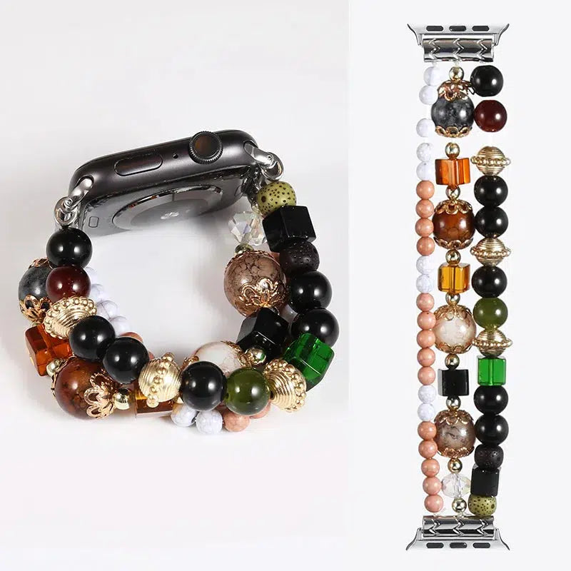 Beaded Strap for Apple iWatch Band In 42 Styles