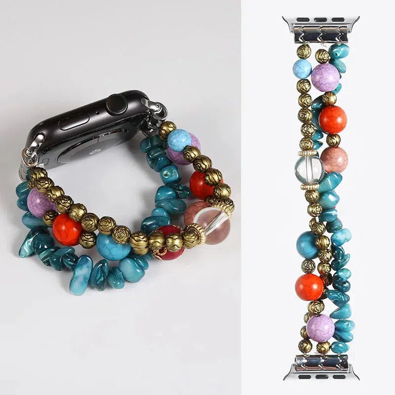 Beaded Strap for Apple iWatch Band In 42 Styles