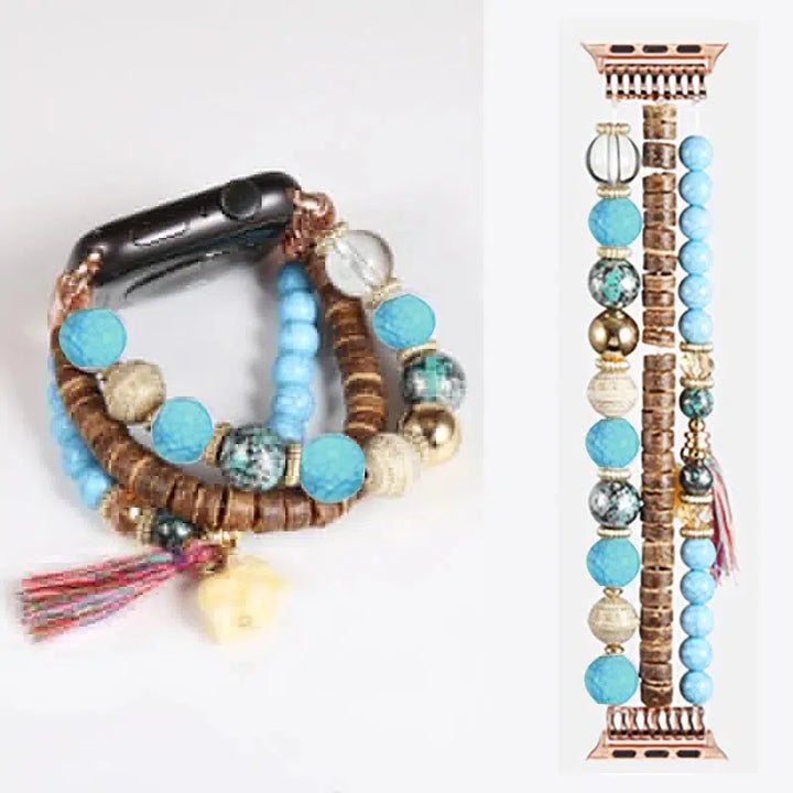 Beaded Strap for Apple iWatch Band In 42 Styles