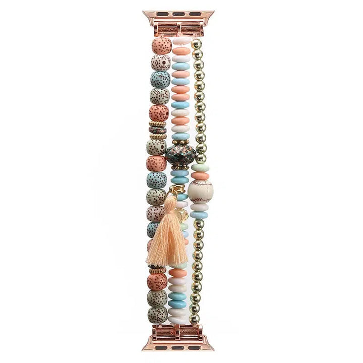 Beaded Strap for Apple iWatch Band In 42 Styles