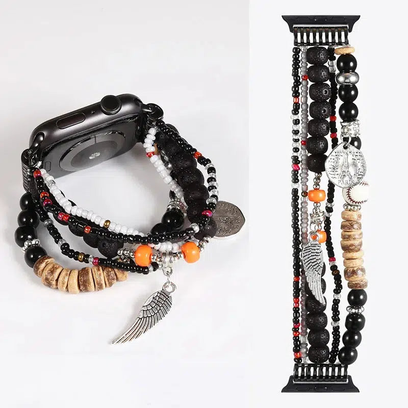 Beaded Strap for Apple iWatch Band In 42 Styles