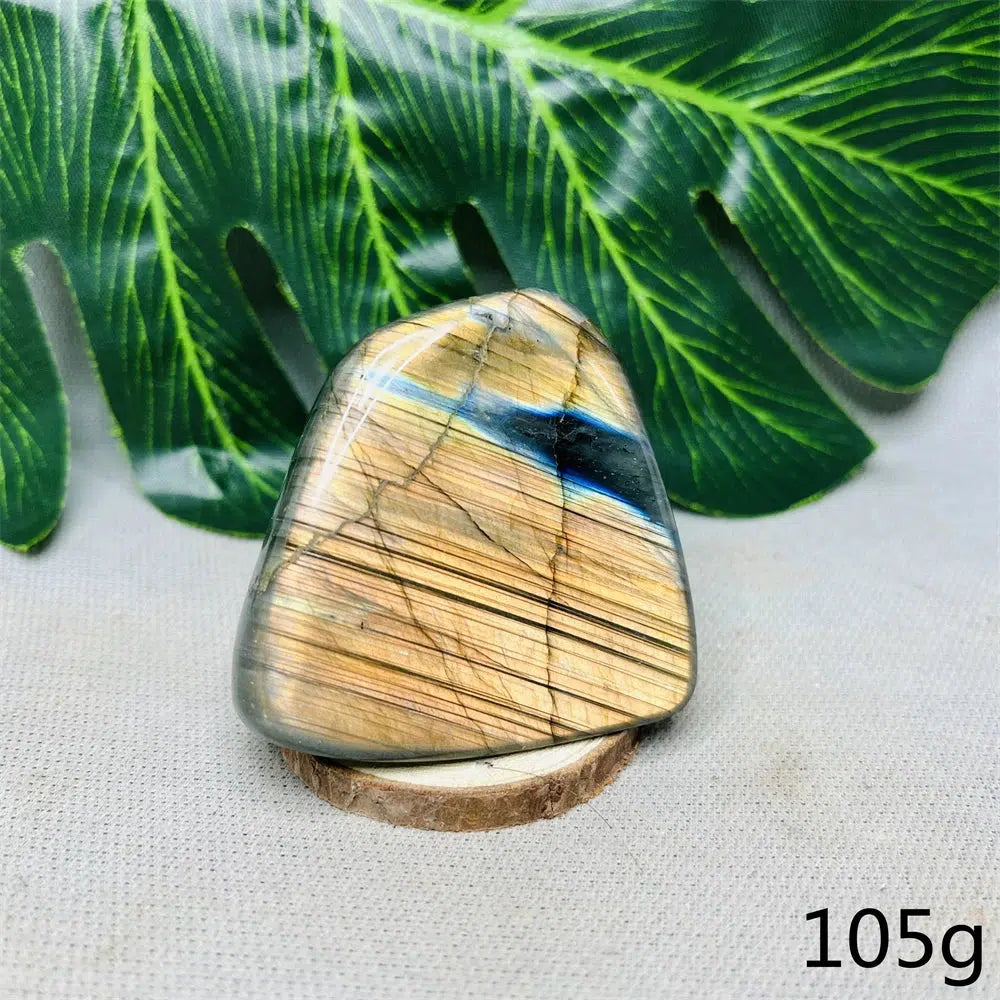 Beautiful Labradorite Double Side High Flash Freeform