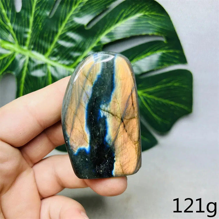 Beautiful Labradorite Double Side High Flash Freeform