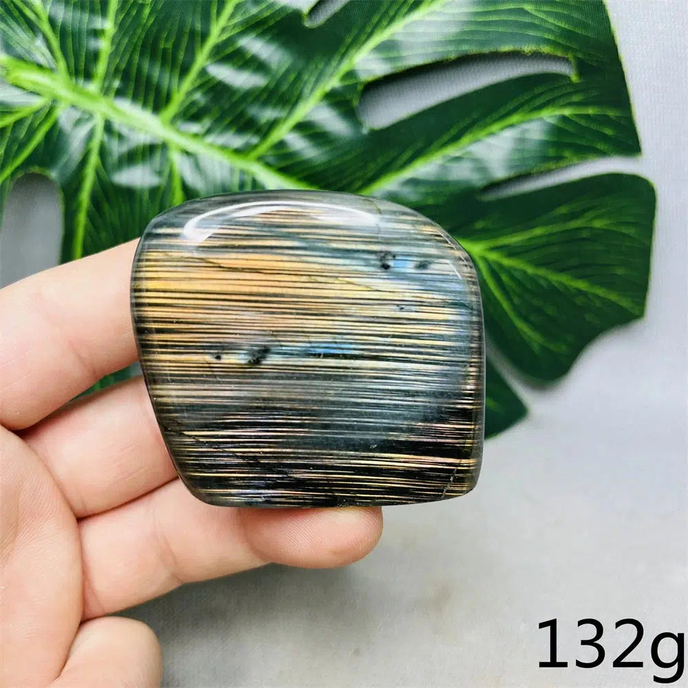 Beautiful Labradorite Double Side High Flash Freeform