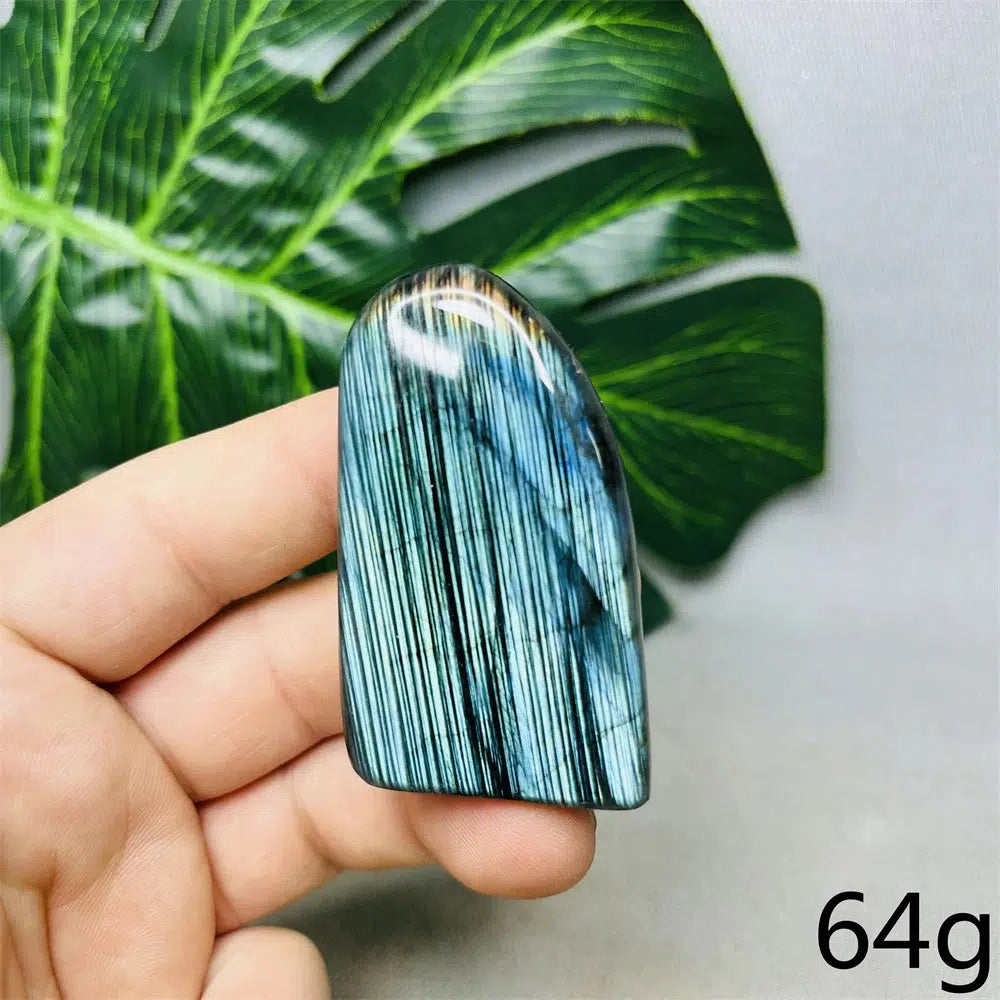 Beautiful Labradorite Double Side High Flash Freeform