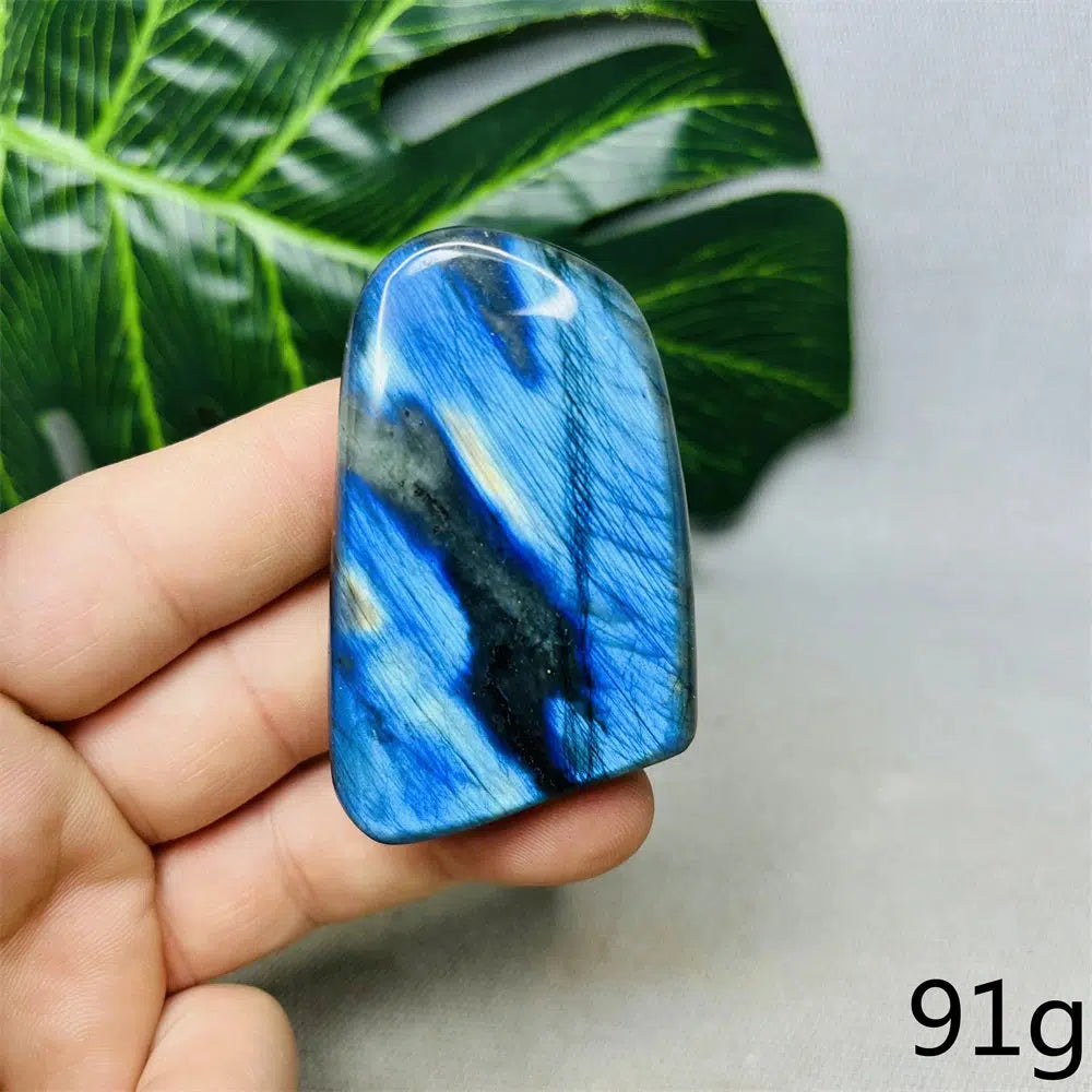 Beautiful Labradorite Double Side High Flash Freeform