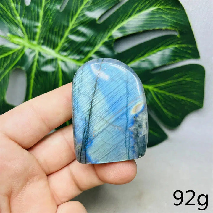 Beautiful Labradorite Double Side High Flash Freeform