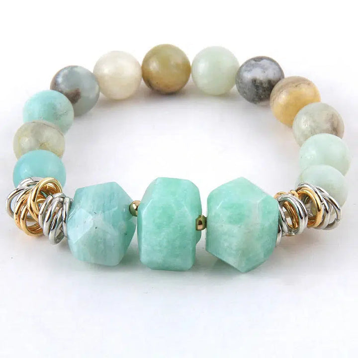 Beautiful Natural Stone Elastic Bracelet